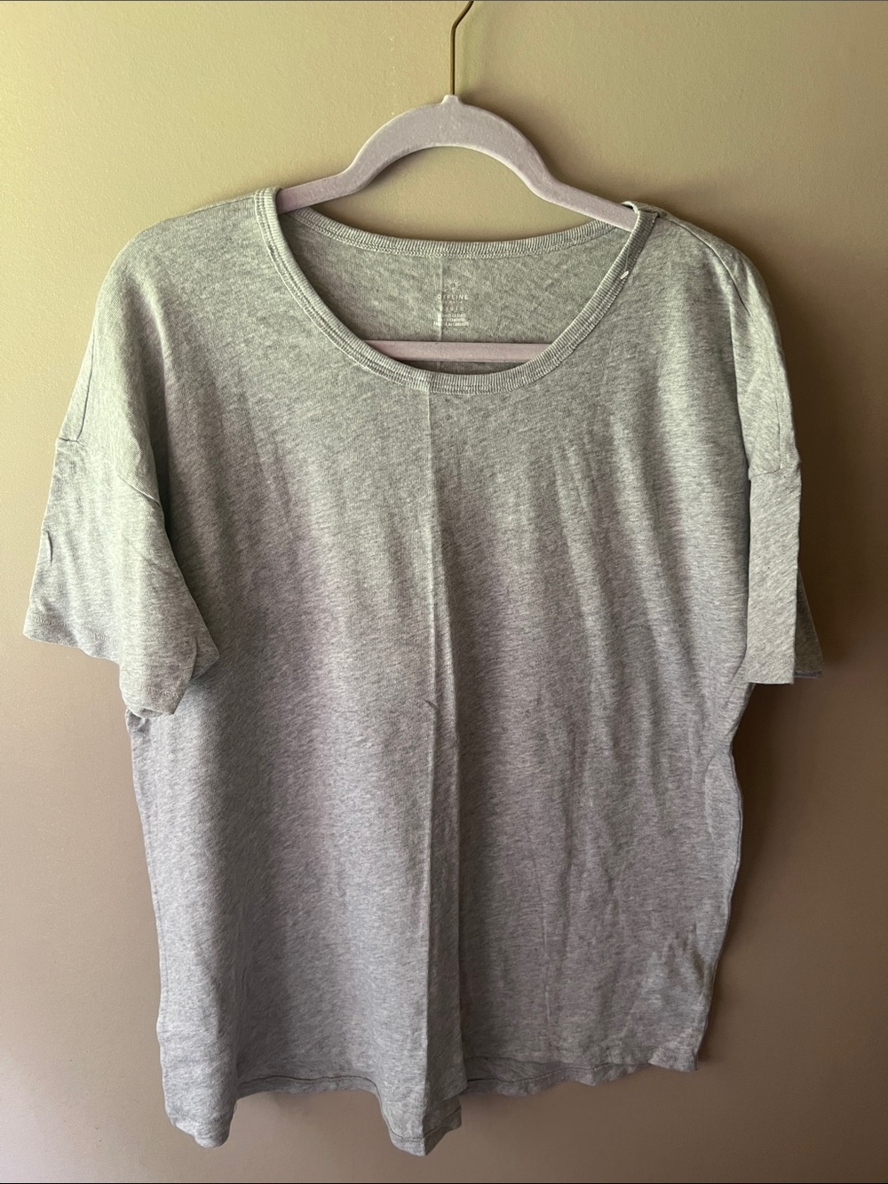 aerie Light Gray Short Sleeve Tee
